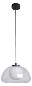 ITALUX PND-54637-1-BK-CL - Lampada a sospensione con cavo AINALE 1xG9/7W/230V nero/trasparente