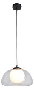 ITALUX PND-54637-1-BK-CL - Lampada a sospensione con cavo AINALE 1xG9/7W/230V nero/trasparente