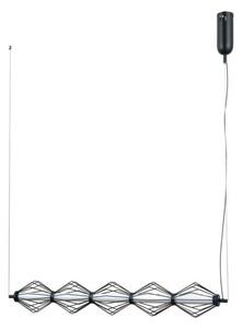 ITALUX PND-34403-5-BK - Lampadario LED a cavo SEVILLA LED/25W/230V 3000K nero