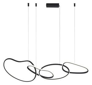 ITALUX PND-22412-S4-BK - Lampadario LED a sospensione con cavo FONTE LED/60W/230V nero