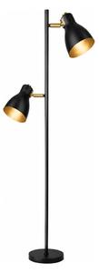 Lampada da terra LED 1xE27/7W/230V 2700K nera