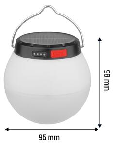 Lampada solare portatile ricaricabile dimmerabile a LED LUMINA ORB LED/5V 800 mAh