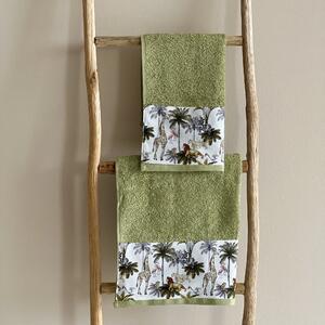 Set asciugamani bagno Savana by Zanetti Home Verde