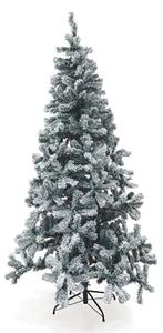 Albero di Natale Artificiale Innevato H240 cm 1116 Rami Sestriere Verde