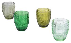 Set 4 Bicchieri Acqua Syrah Greenery in Vetro VdE Tivoli 1996 Verde