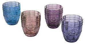 Set 4 Bicchieri Acqua Syrah Provence in Vetro VdE Tivoli 1996 Viola