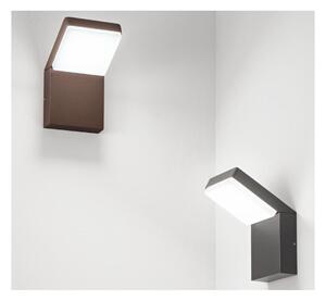 NINJA APPLIQUE DA ESTERNO IP65 LED 20W LUCE 4000K CORTEN, ANTRACITE E NERA DESIGN MODERNO