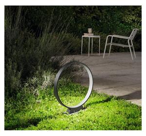 MIRTA LAMPADA DA GIARDINO CON FORMA A CERCHIO D40 CM IP54 LED 5W LUCE 4000K CORTEN E ANTRACITE MODERNA