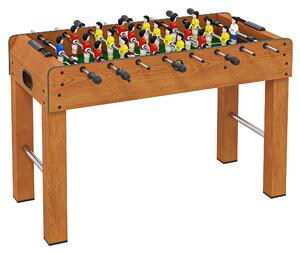 HOMCOM Calcio Balilla Professionale per Adulti e Bambini in MDF, con 2 Palline, Segnapunti e 22 Giocatori, 122x61x80.7cm