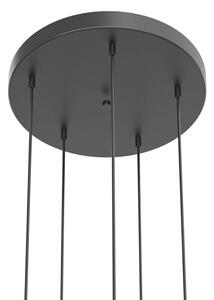 Open Design OR85518 - Lampadario LED a cavo BOLICINA 5xLED/5W/230V oro/nero