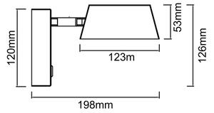 Open Design OR86539 - Lampada da parete a LED TIMO LED/6W/230V 3000/4500/6500K ottone