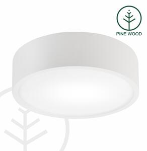 Plafoniera NATURAL 1xE27/15W/230V diam. 27,5 cm pino/bianco