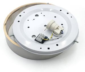 Plafoniera NATURAL 1xE27/15W/230V diam. 27,5 cm pino/bianco