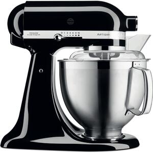 KITCHENAID Impastatrice Planetaria Multifunzione Capacit Ciotola 4,8 Litri Potenza 300W colore Nero Artisan - 5KSM185PSEOB