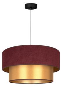 Lampada a sospensione Duolla, Dorina, Rosso, Camera da letto, Tessuto / Tessile, Giovanile