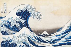 Posters, Stampe Kacu ika Hokusai - La grande onda di Kanagawa, Katsushika Hokusai