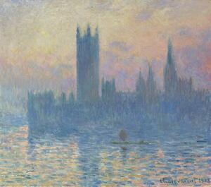 Riproduzione The Houses of Parliament Sunset 1903, Claude Monet