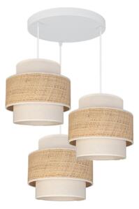 Lampada a sospensione Duolla, Space, Beige, Camera da letto, Tessuto / Tessile, Giovanile