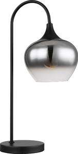 Lampada da tavolo Globo 15548T Maxy E27 40 W opaco/nero/vetro fumé
