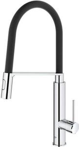 Miscelatore per lavello, GROHE Concetto 31491000, bocca professionale, rotazione a 360°, limitatore di temperatura, limitatore di portata, GROHE StarLight cromato