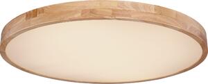 Globo Lighting plafoniera in metallo effetto legno, LED