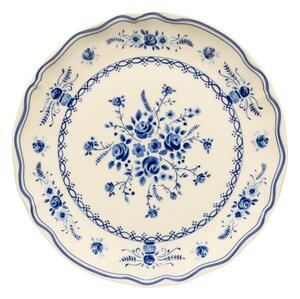 Piatto da dolce blu/beige in gres ø 21 cm Vila – Costa Nova