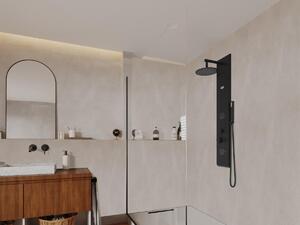 Colonna da doccia idromassaggio JUBIDA - nero - 20x130 cm