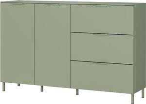Cassettiera verde opaca 151x98x40 cm Savoca – Germania