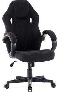 SENSE7 Prism Gaming Chair Fabric Black - Sedia da ufficio ergonomica Sedia da scrivania per PC Sedia da gaming Funzione oscillante Sedia da gaming 120 kg Tessuto HDF™