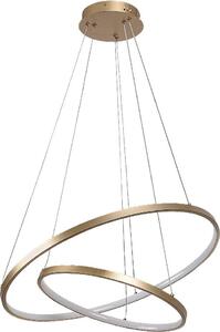 Rabalux Lampada a sospensione LED dorata Beliza 600 mm 75 W CCT con telecomando 72348