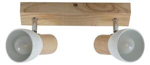 Plafoniera Lindby, Thorin, dimmerabile, Legno, Soggiorno, Legno, Scandinavo