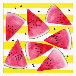 Set di 40 tovaglioli di carta Melon & Stripe