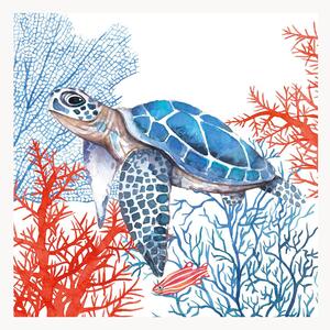 Set di 40 tovaglioli di carta The Turtle