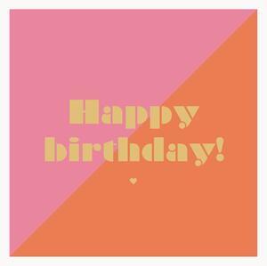 Set di 40 tovaglioli di carta Happy Birthday