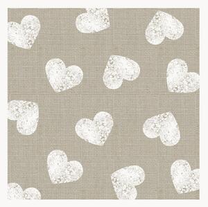 Set di 40 tovaglioli di carta Fashion Hearts