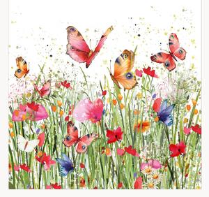 Tovaglioli di carta Flowerfield, set da 40