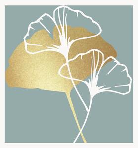 Set di 40 tovaglioli di carta Golden Gingko