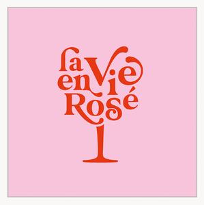 Set di 60 tovaglioli di carta La Vie En Rosé