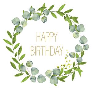 Set di 40 tovaglioli di carta Happy B'day