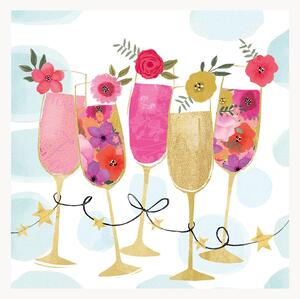 Set di 40 tovaglioli di carta Happy Drinks