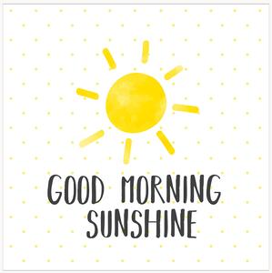 Set di 40 tovaglioli di carta Good Morning Sunshine