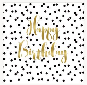 Set di 60 tovaglioli di carta Birthday Confetti