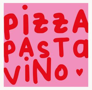 Tovaglioli di carta Pizza, Pasta, Vino, set da 40