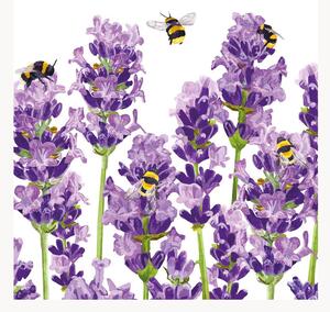 Set di 40 tovaglioli di carta Bees & Lavender