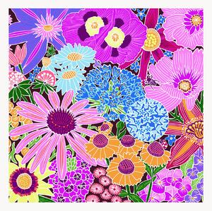 Set di 40 tovaglioli di carta Flower Burst