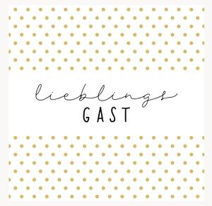 Set di 40 tovaglioli di carta Lieblingsgast