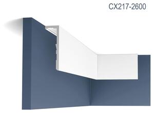 Orac Decor CX217-2600: listello angolare, modanatura per soffitto, profilo per illuminazione indiretta, lunghezza 2,6 metri