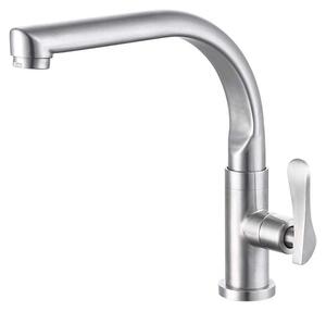Solidchoice - Rubinetto da cucina in acciaio inossidabile, con un solo getto di acqua fredda, da installare sul piano di lavoro