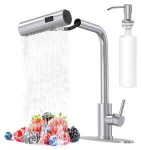 Solidchoice - Rubinetto da cucina con soffione estraibile e design moderno