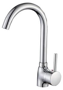 Solidchoice - Rubinetto da cucina con corpo in ottone e rotazione a 360°